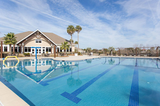 community pool at charleston coast resort