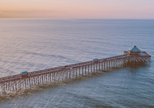 pier along carolina coast