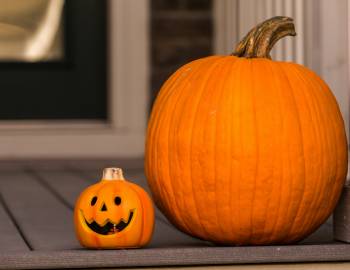 A jack-o-lantern for Halloween