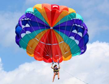 Parasailing at South Carolina Coast