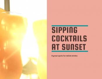 Sip a cocktail and enjoy the sunset
