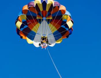 Take in the view as parasail 