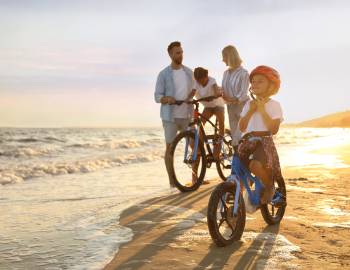 Bike riding on Seabrook Island