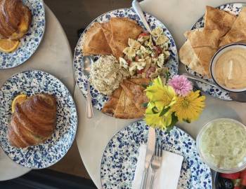 brunch spread