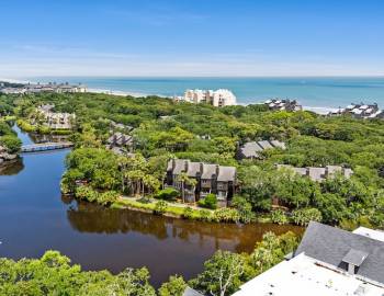 aerial of kiawah island