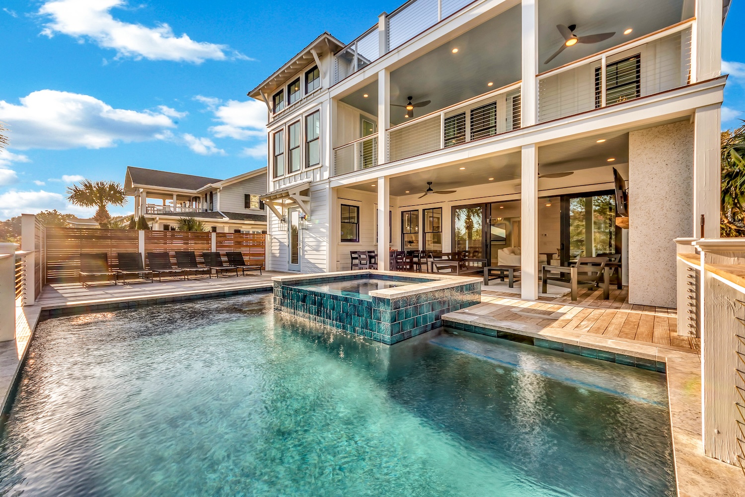 outdoor pool at 3907 Palm Blvd