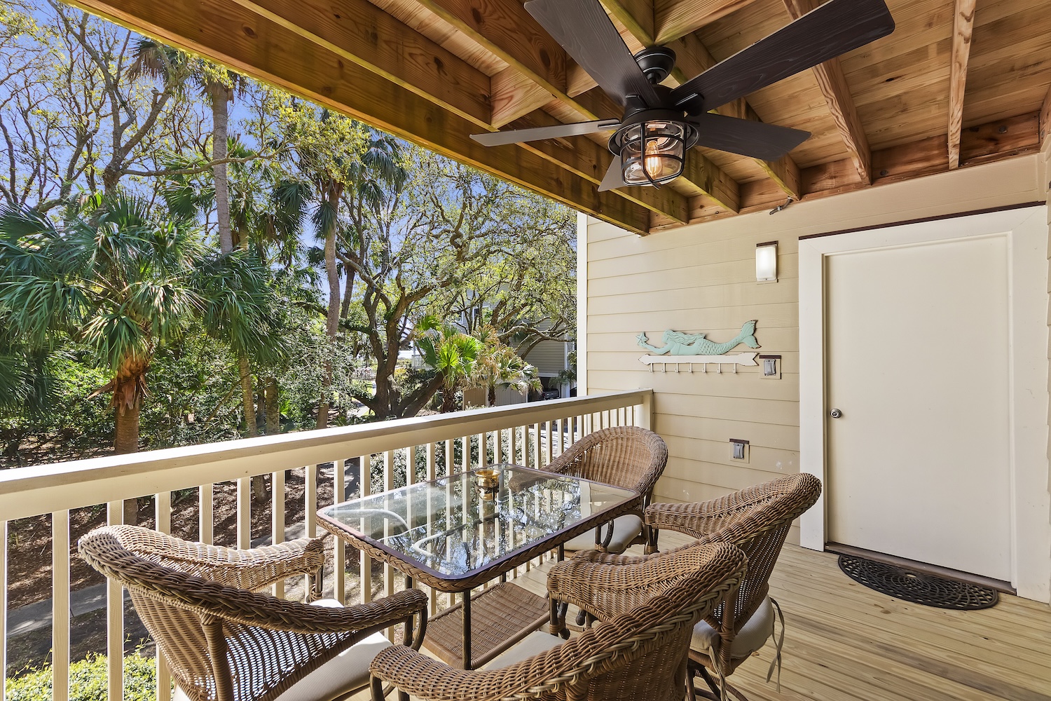 lanai at 7A Seagrove Villa - Wild Dunes