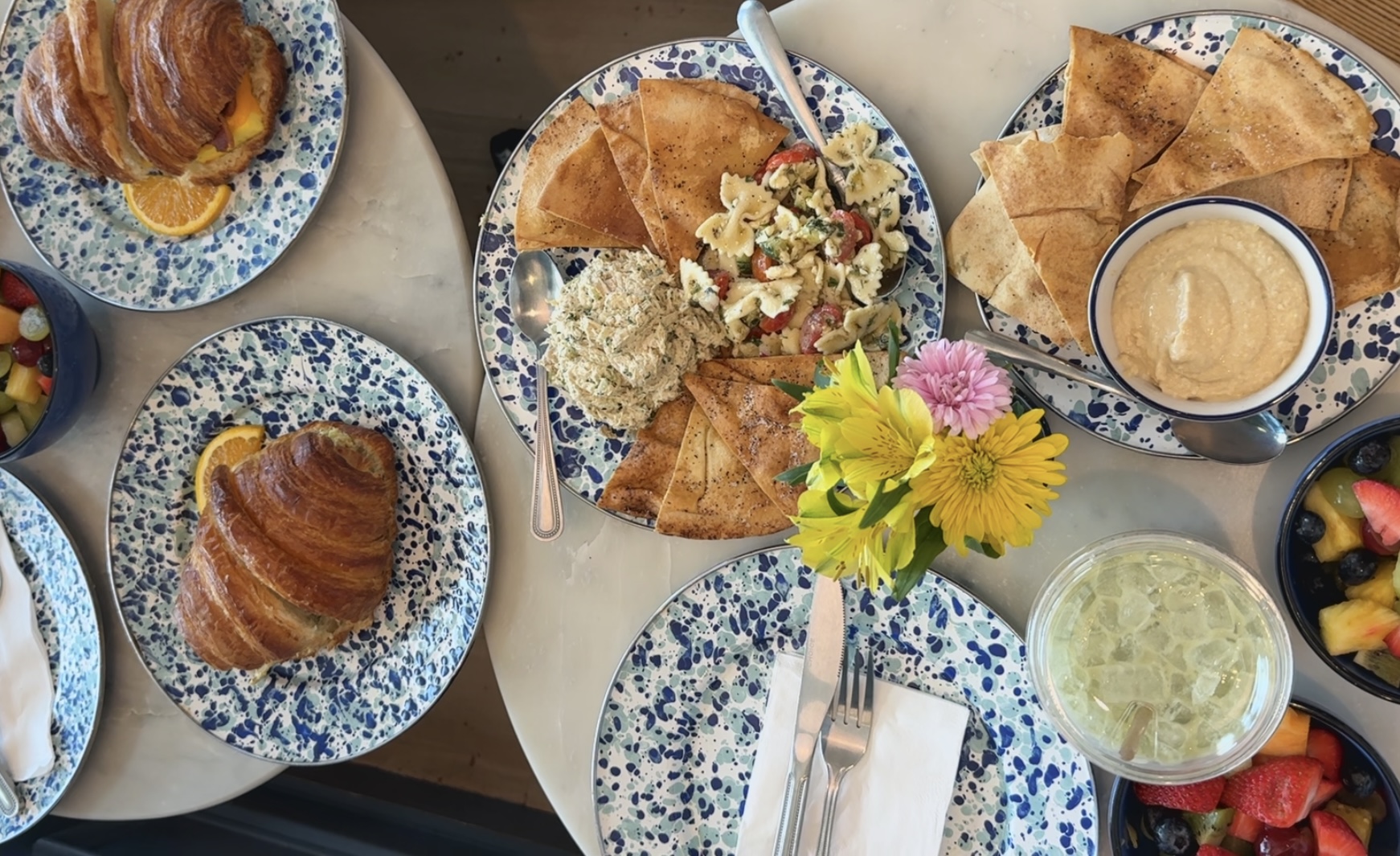 brunch spread