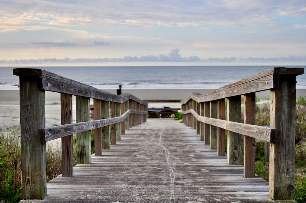 boardwalk to a beach