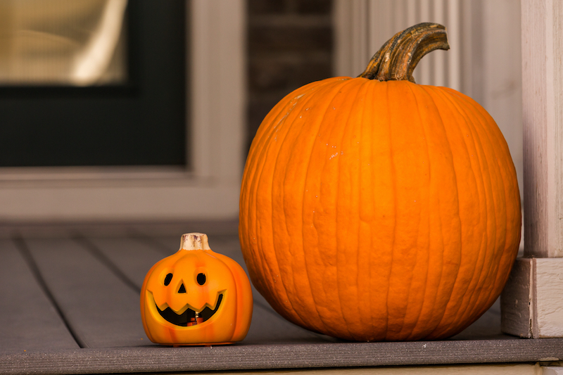 A jack-o-lantern for Halloween