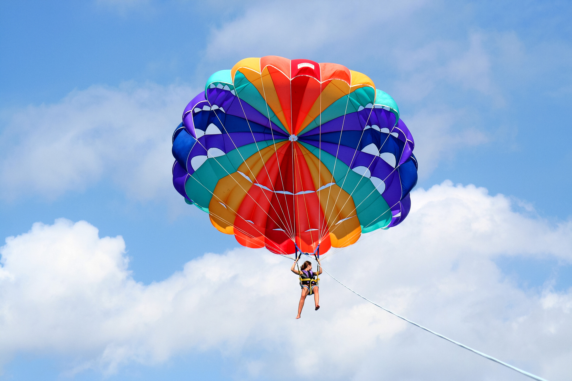 Parasailing at South Carolina Coast