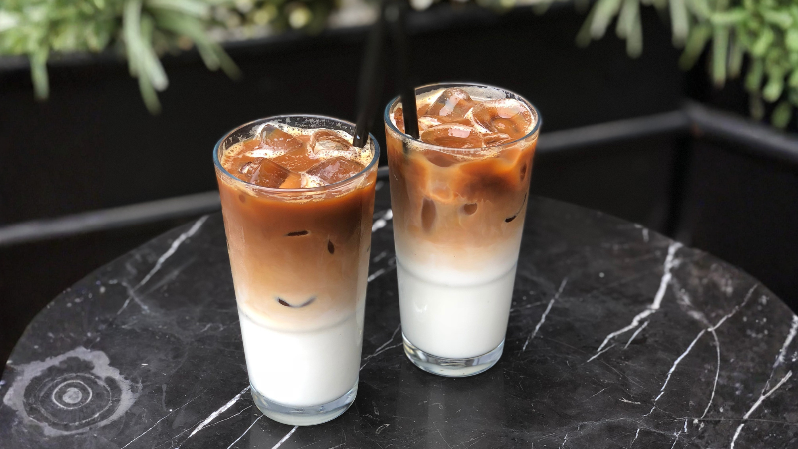 iced coffee at an Isle of Palms coffee shop