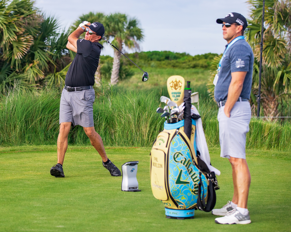 Men playing golf on Kiawah Island