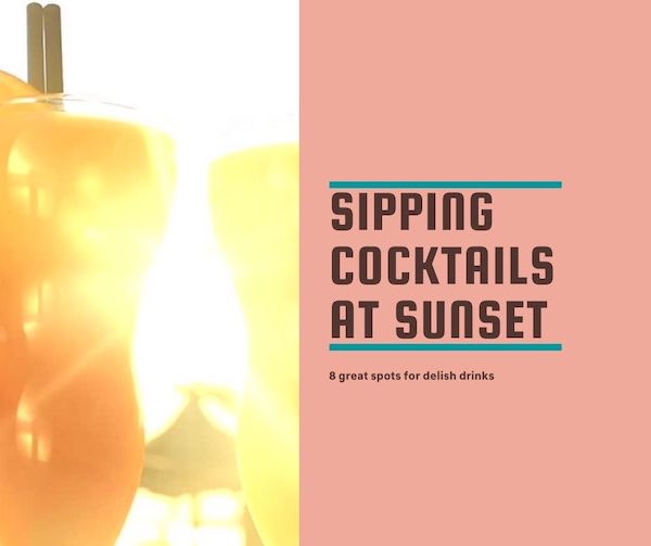 Sip a cocktail and enjoy the sunset