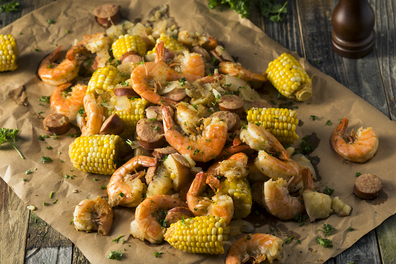 A shrimp boil