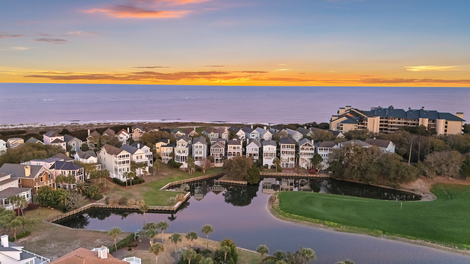 sunset over Isle of Palms South Carolina