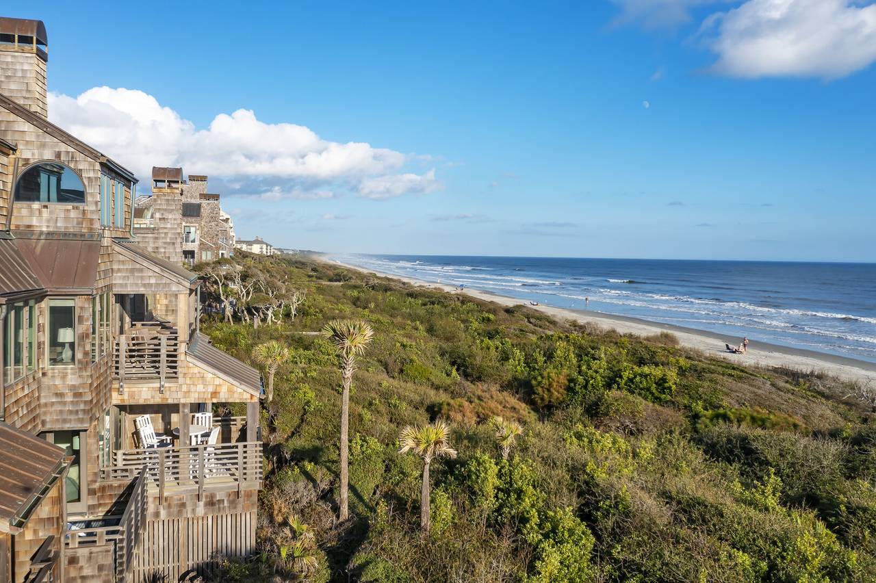 View of a south carolina beach